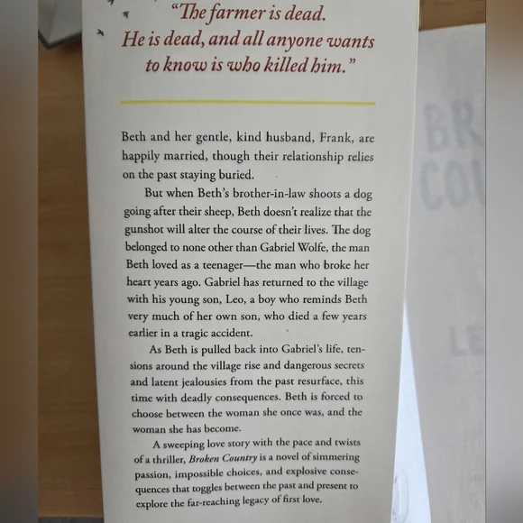 Broken Country Novel by Clare Leslie Hall - Picture 2 of 2